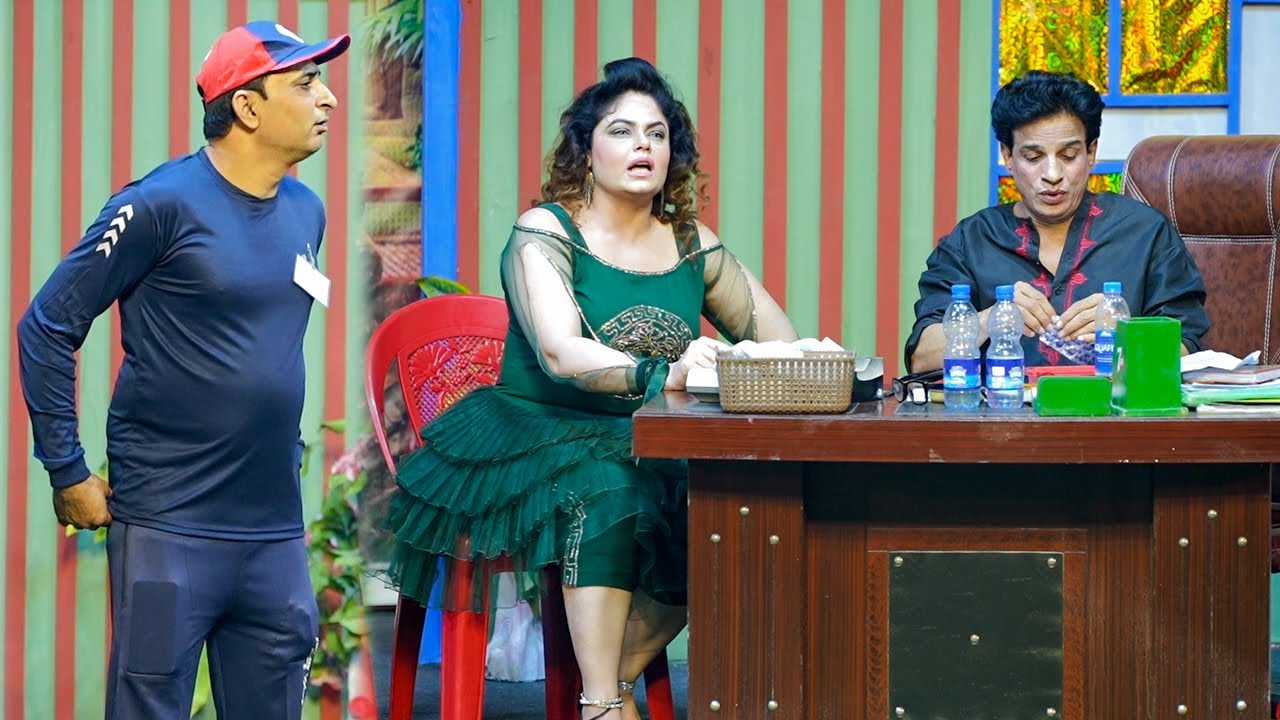 Amjad Rana | Shama Rana | Sarfarz Vicky | New Best Comedy | Punjabi Stage Drama Clip 2024