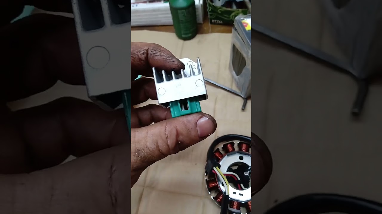 crypton funciona,mas não liga farol e nem gera carga pra bateria