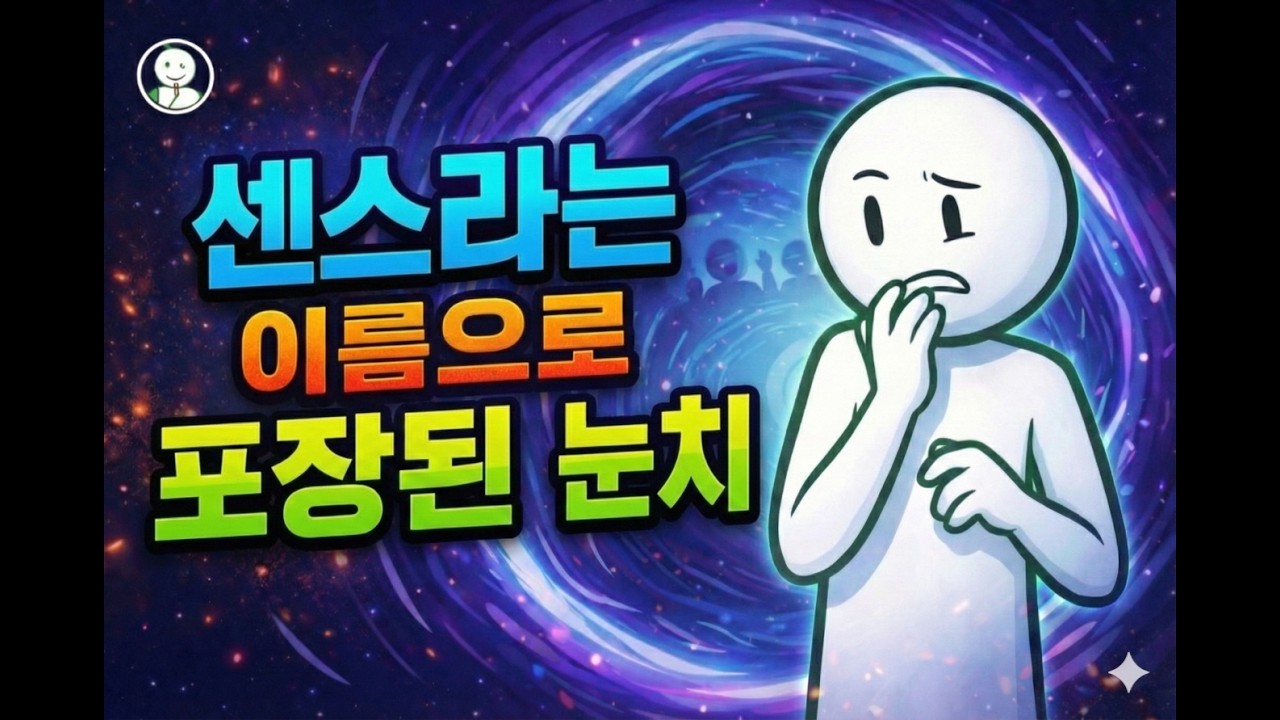 센스라는 이름으로 포장된, 눈치