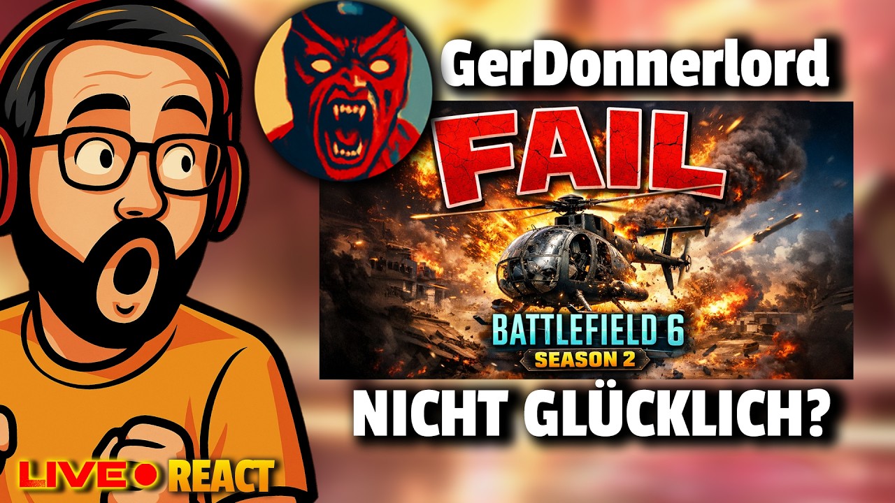 Sind Fahrzeuge schuld? Der DonnerLord ist nicht glücklich mit Battlefield 6 Season 2?