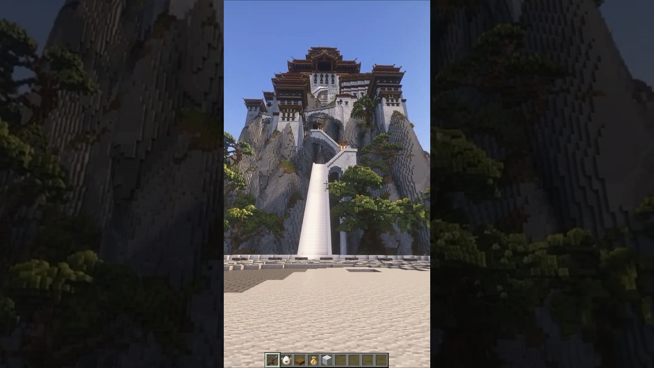 Huge Imperial Asian Minecraft city build showcase  #minecraft  #minecraftshorts  #gaming