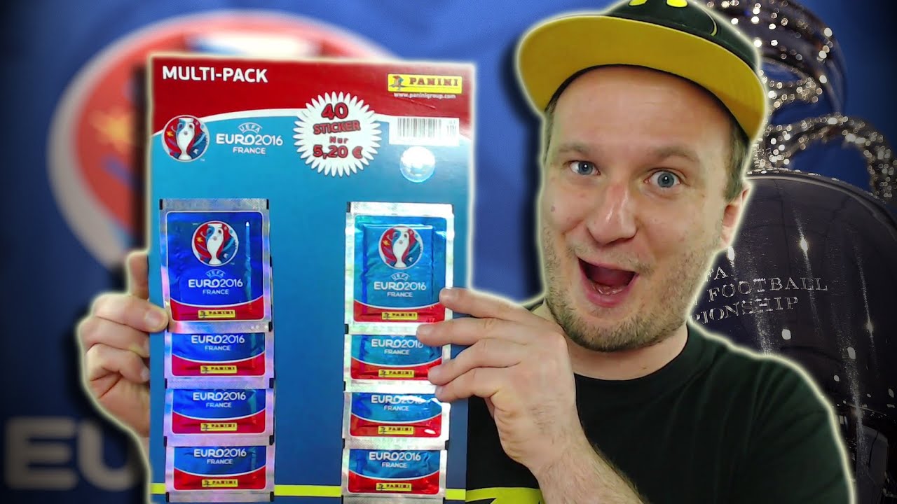 UEFA EURO2016 Sticker MULTIPACK Unboxing