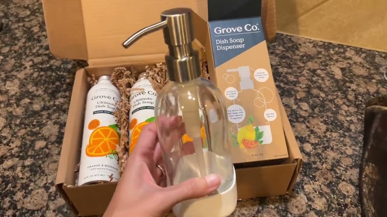 Honest Review of Grove co Dish soap set!