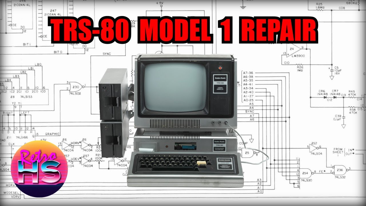 Ремонт TRS-80 Model 1 и интерфейса расширения