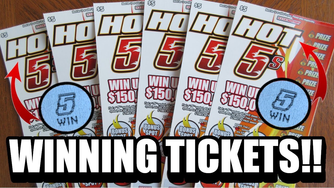 The "Hot 5's" Lottery Tickets Pay Out Once Again!!