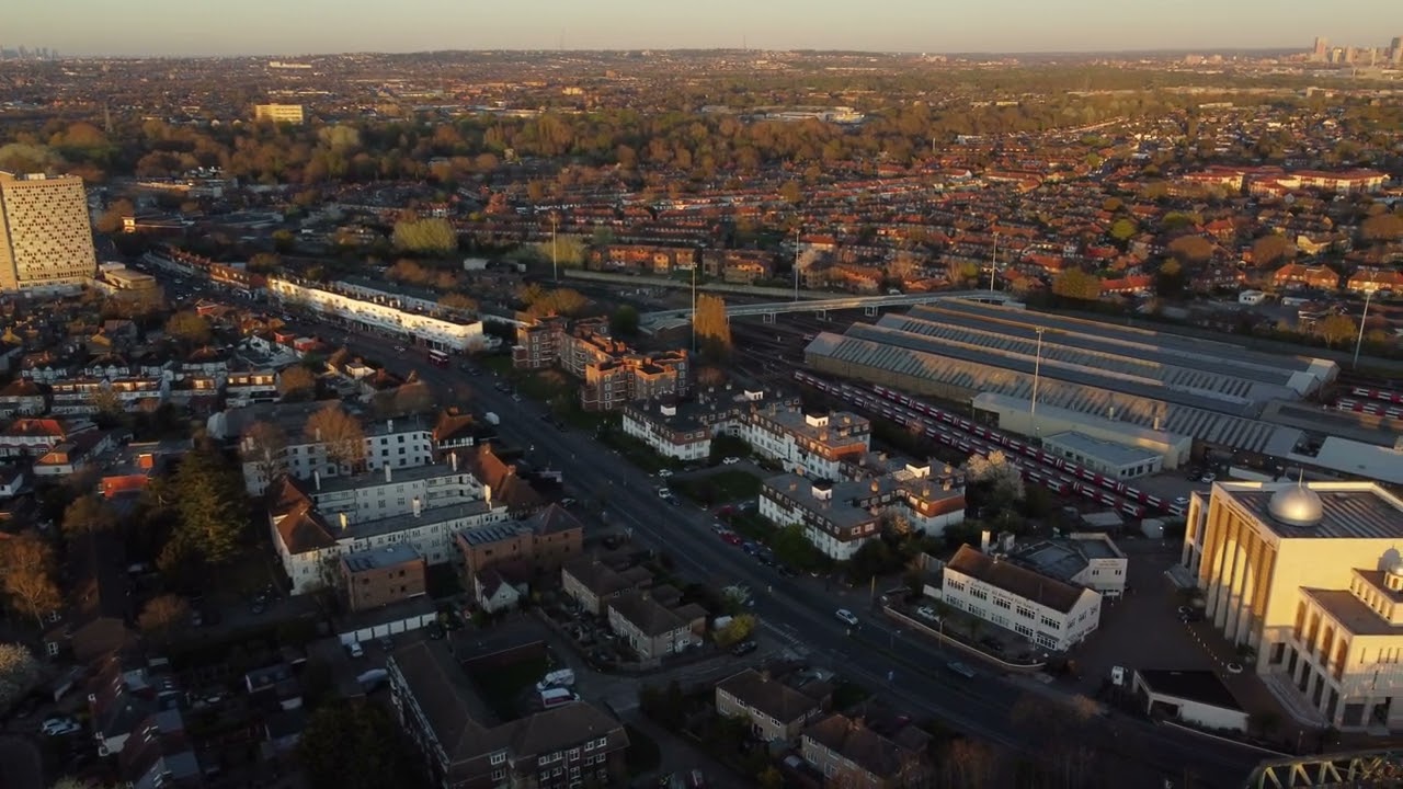Northern line depot at Morden