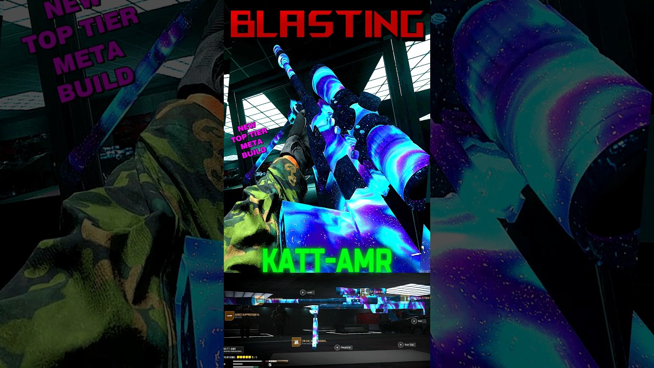 This *KATT AMR* Build is BLASTING in WARZONE 💥 | Best Class Setup | META | MW3 | COD #shorts #viral