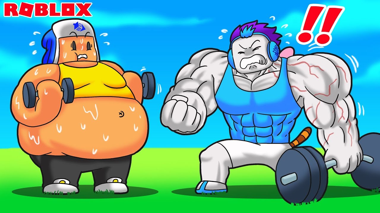 DARI GENDUT KITA BEREVOLUSI MENJADI BEROTOT RAKSAKSA SEPERTI GIGACHAD DI ROBLOX!!