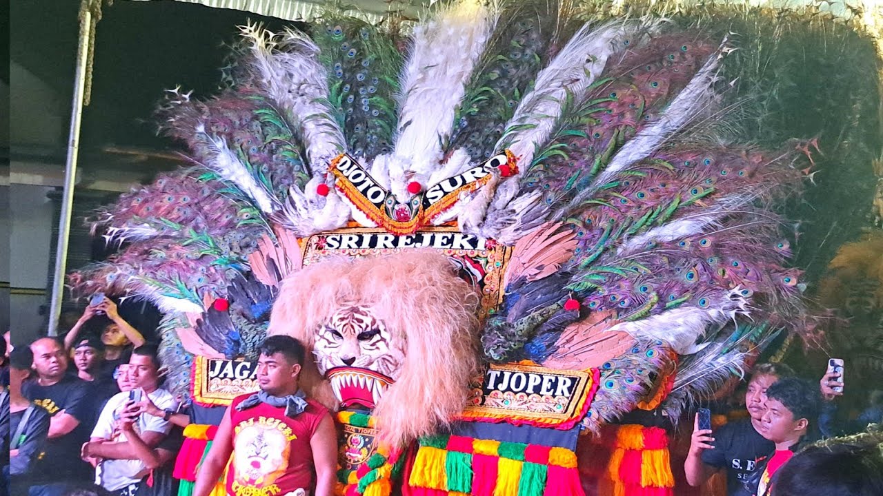 MERINDING.!! DADAK MERAK REOG PONOROGO TERBESAR DI DUNIA GEMPARKAN DESA SAMBIT