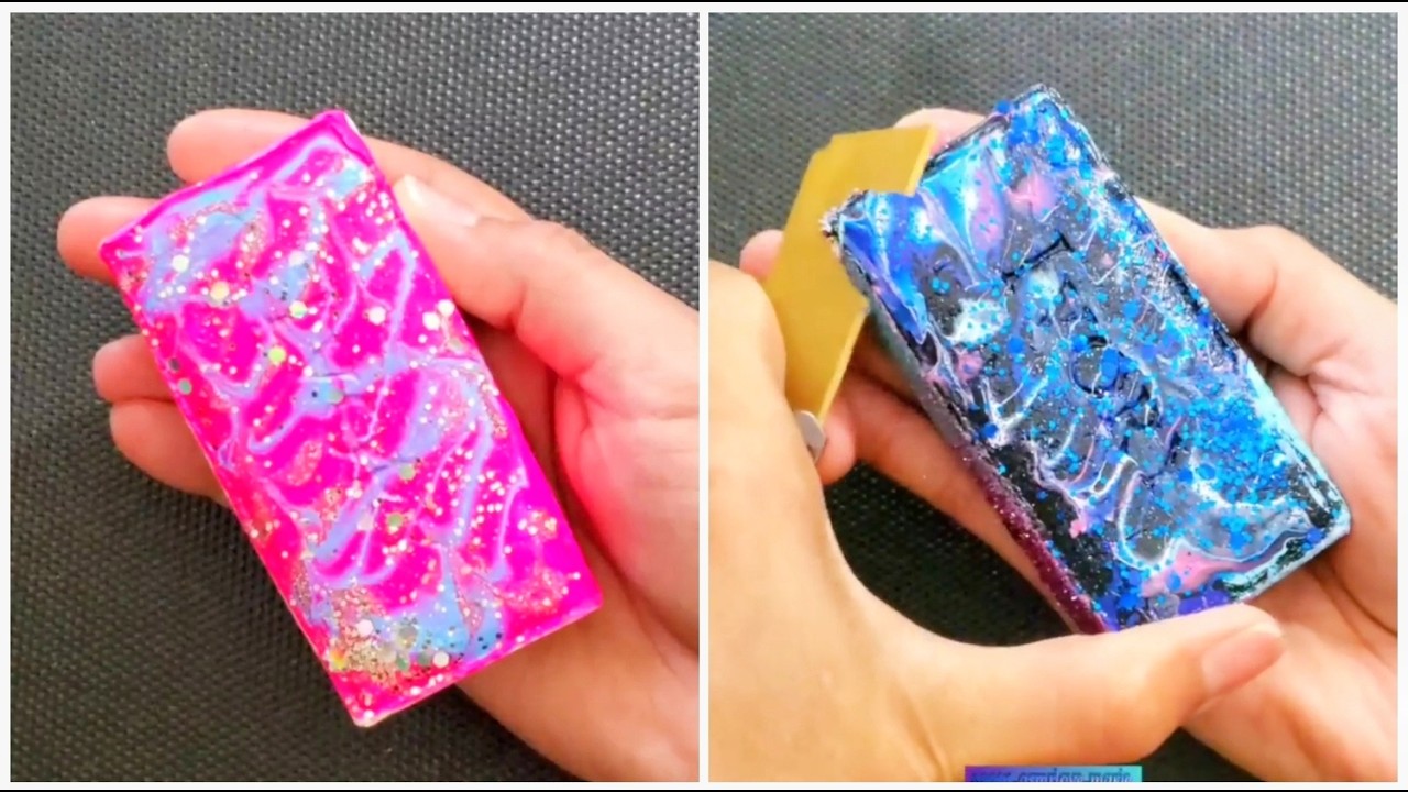 ✨ ASMR Soap Carving for Stress Relief ✨