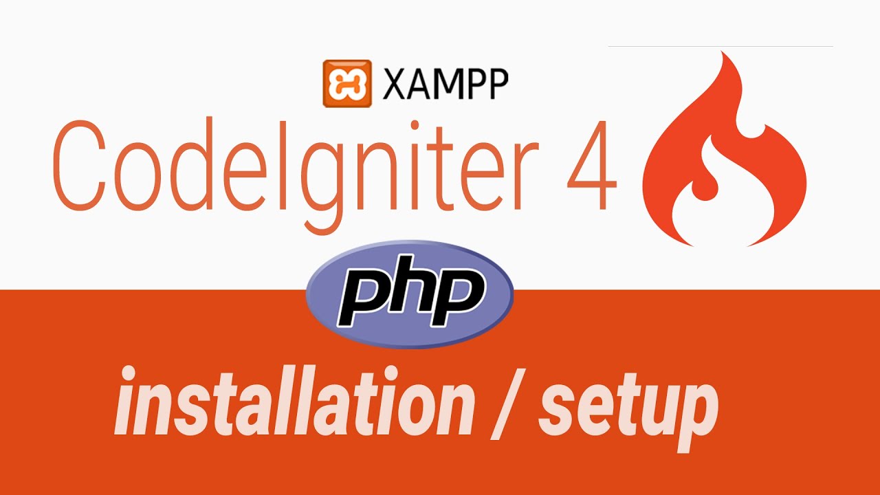 How to install or setup Codeigniter 4 With Xampp Manual Installation