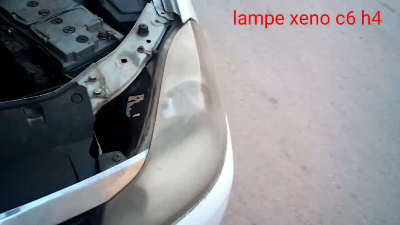 تركيب وتجريب لمبات led c6 + h4 على سيارة سمبول فيها اضائة ناقصة