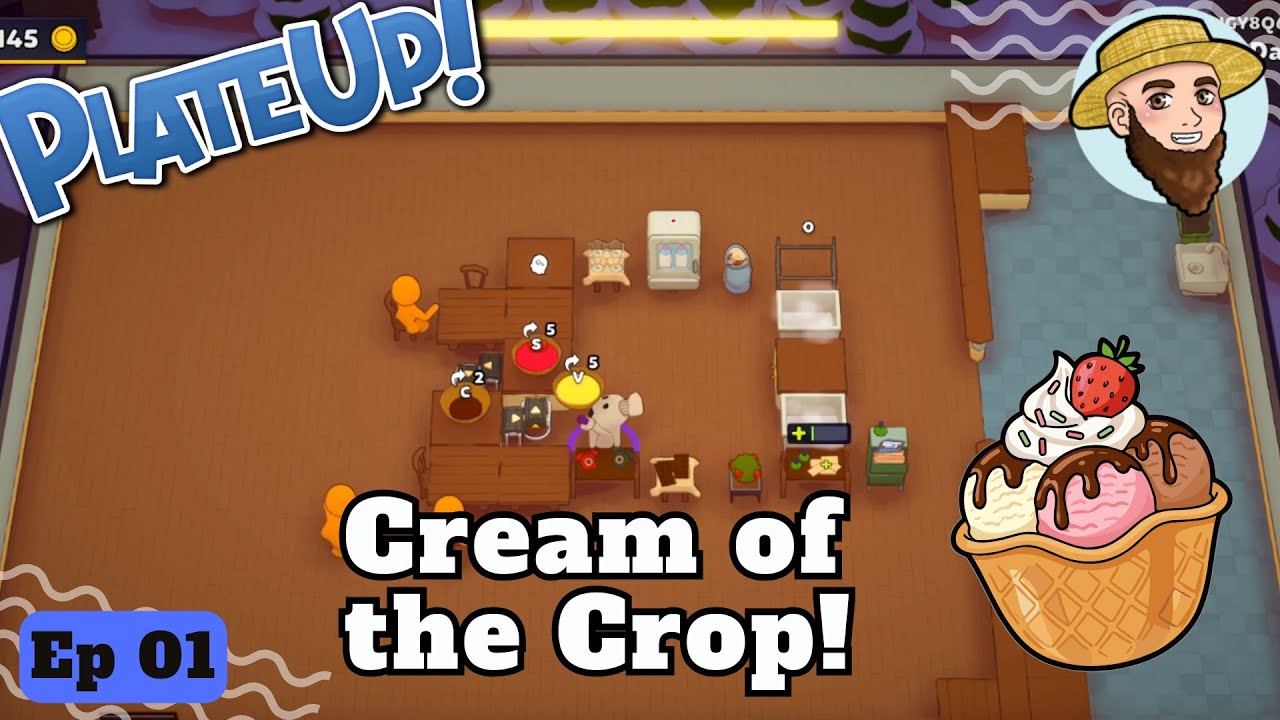 Cream of the Crop! - Solo Play PlateUp! I Part 1 #icecream   #theontariogardener #plateup #sundaes