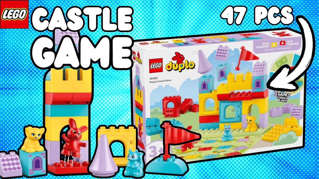 LEGO DUPLO Ep 61: Hopsy's Castle Game 10450 (unboxing & building)