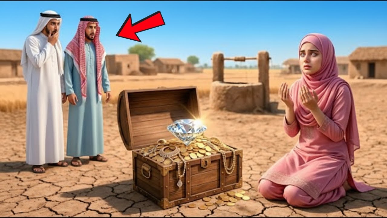 طردوها عطشى من البيت… الأخت العمياء حفرت بئرًا فوجدت كنزًا من الألماس! 😭💎