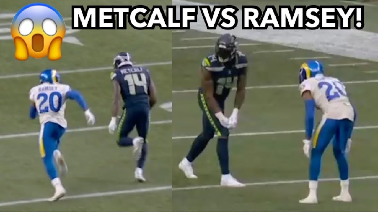 DK Metcalf vs Jalen Ramsey (2020 Wild Card) WR vs CB