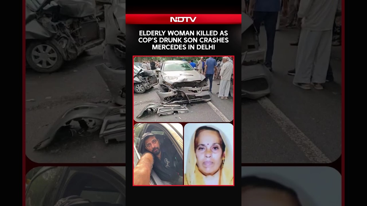 Delhi Mercedes Crash: Elderly Woman Killed, Cop&rsquo;s Son Arrested