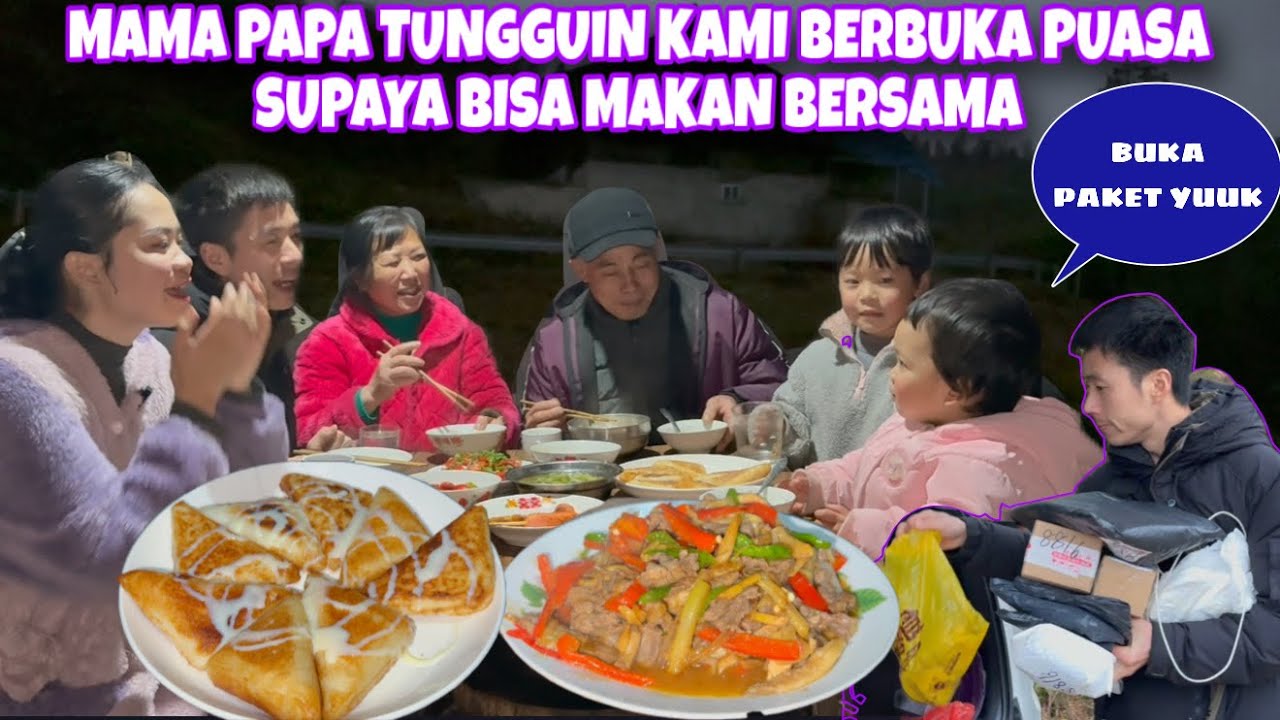 STOK JAGUNG TERNAK HABIS JADI HARUS KE CINONG BELI, LANJUT BERBUKA PUASA MAMA PAPA MENUNGGU KAMI 