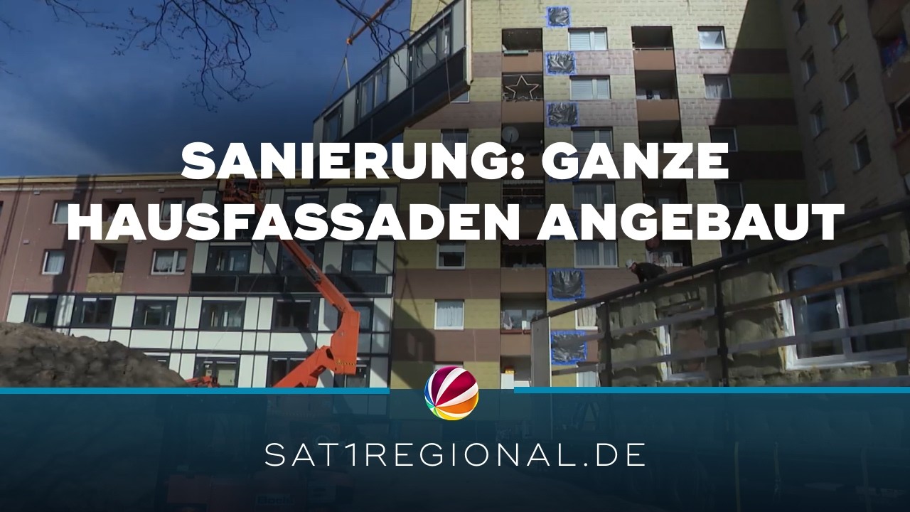 Serielles Sanieren: Ganze Hausfassaden werden angebaut
