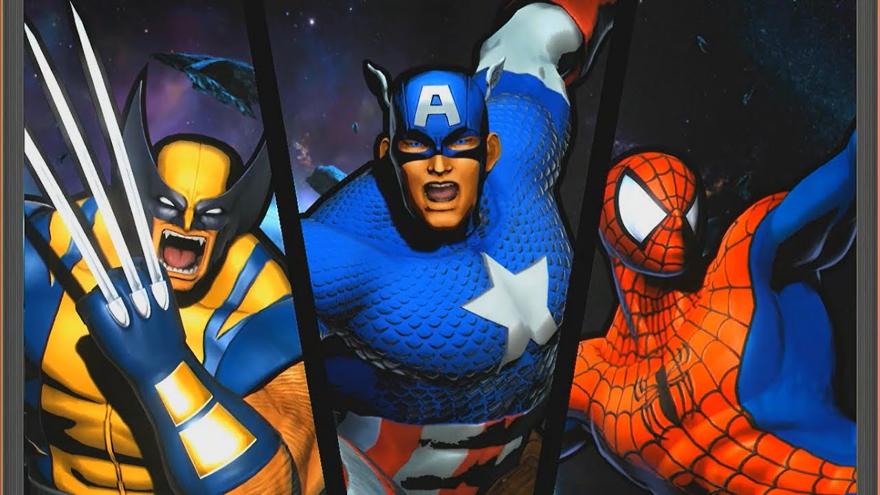 Ultimate Marvel vs Capcom 3 Captain America Spider-man Wolverine arcade mode