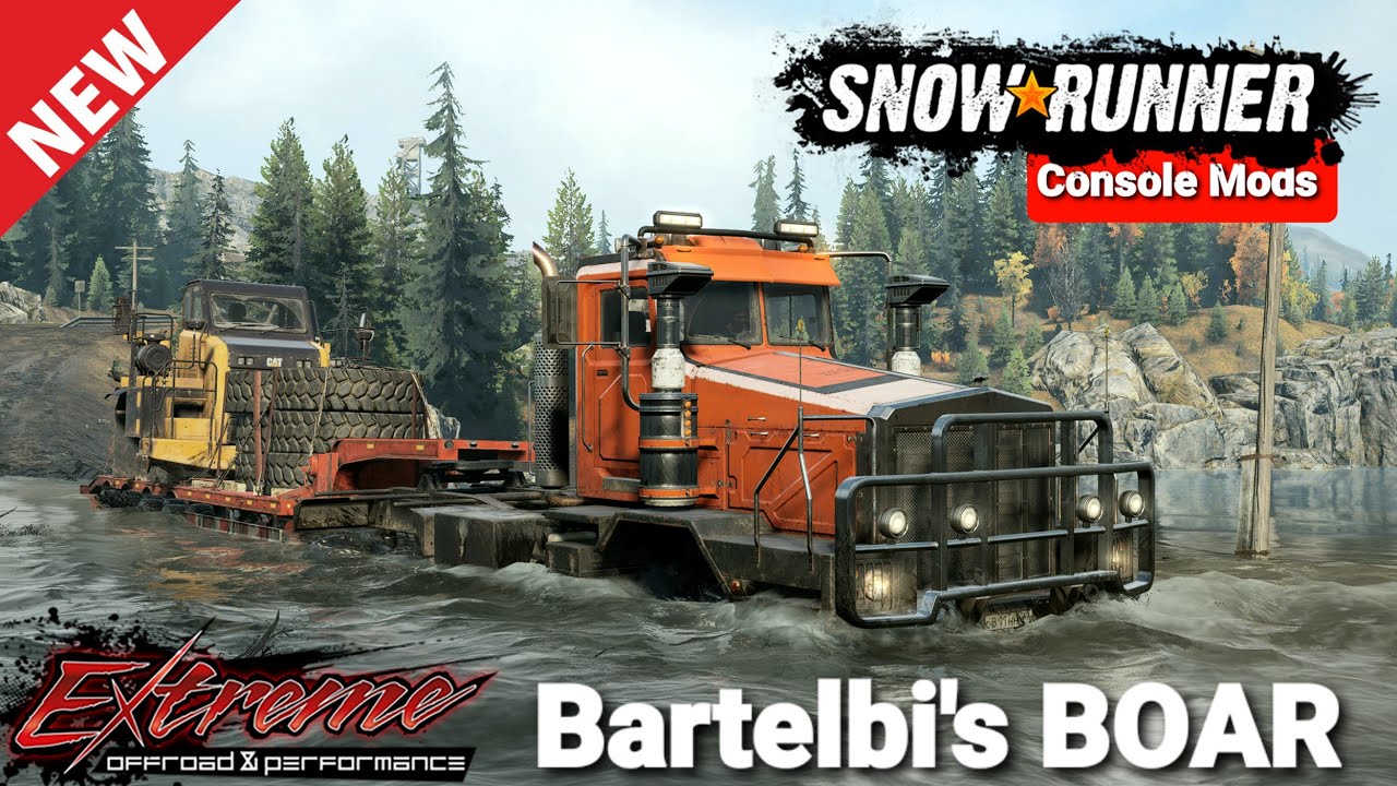 SnowRunner New Trucks: Bartelbi's BOAR Mods