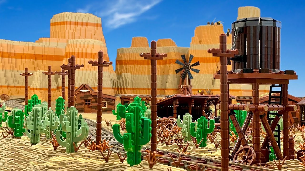 Lego Western Welt Teil 25. - Kakteen, fetter Canyon-Fortschritt und Untergrund