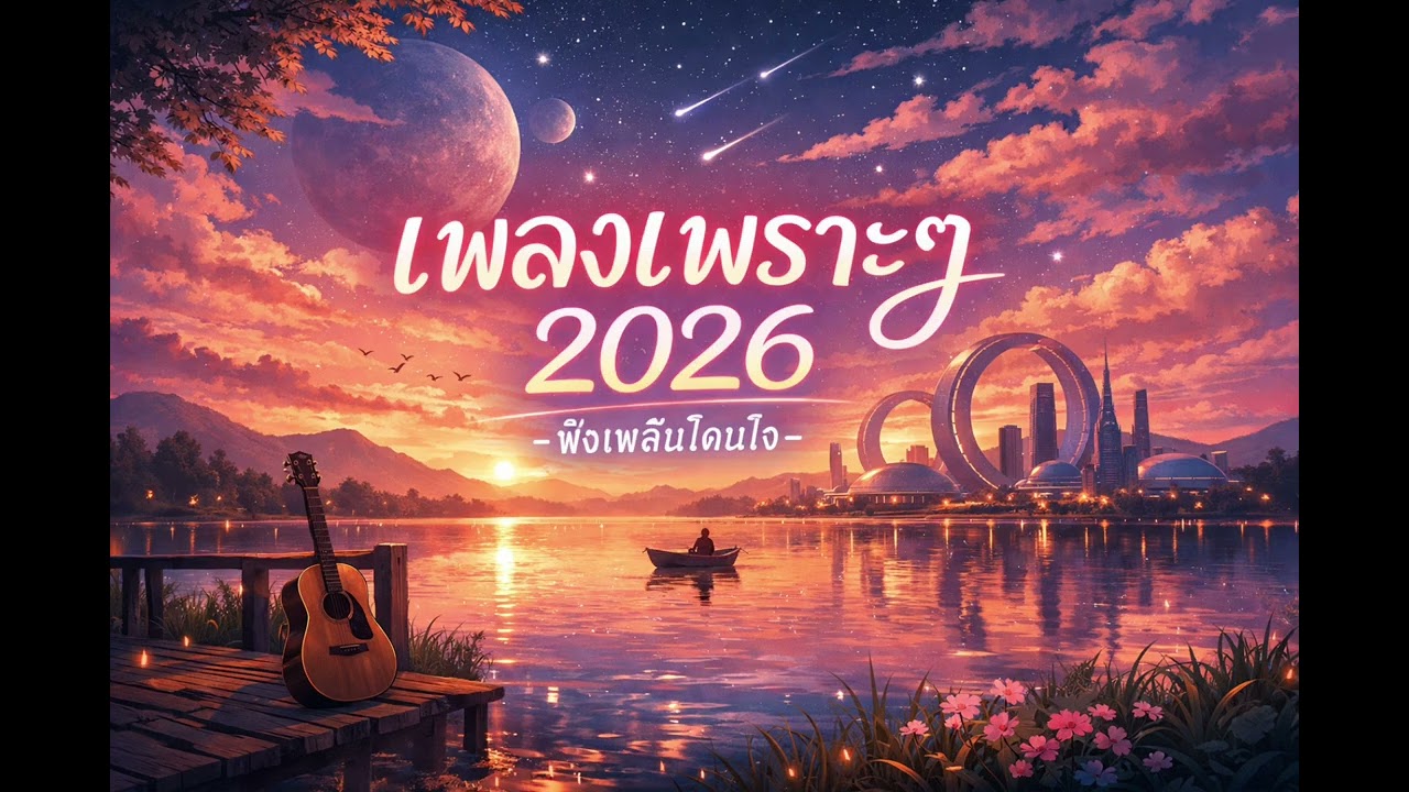รวมเพลงไทยเพราะๆ 2026 | ฟังสบาย ต่อเนื่อง | เพลงทำงาน อ่านหนังสือ นอนหลับ