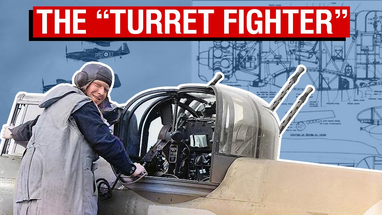 Boulton Paul Defiant - The Unlucky Turret Fighter | Aircraft History #4