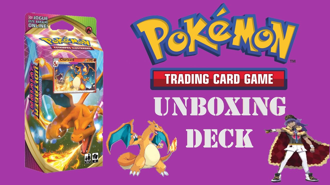 Unboxing Deck Charizard - Voltagem Vivida