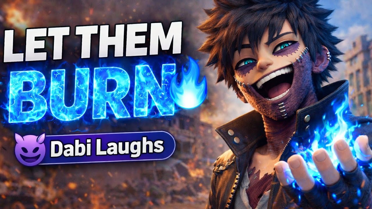 LET THEM BURN 💙🔥 | Dabi Full Match Gameplay