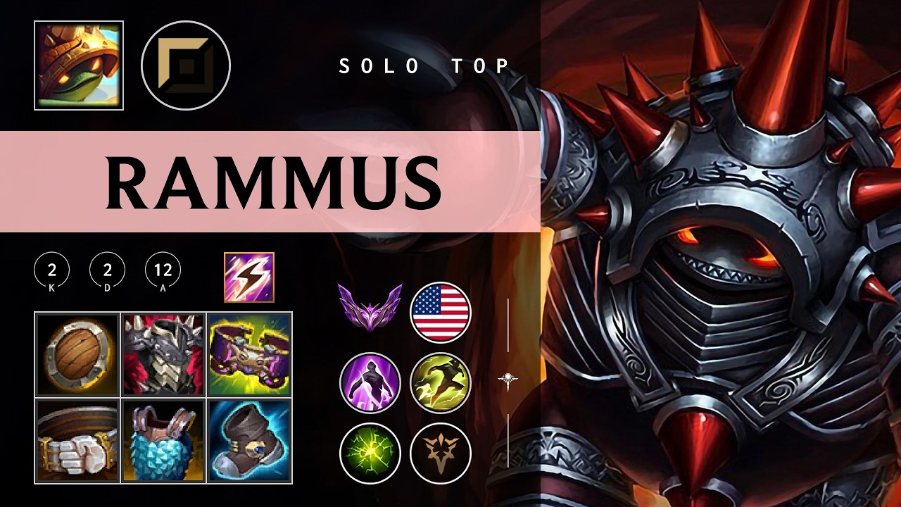Rammus Top vs Zed - NA Master Patch 26.04
