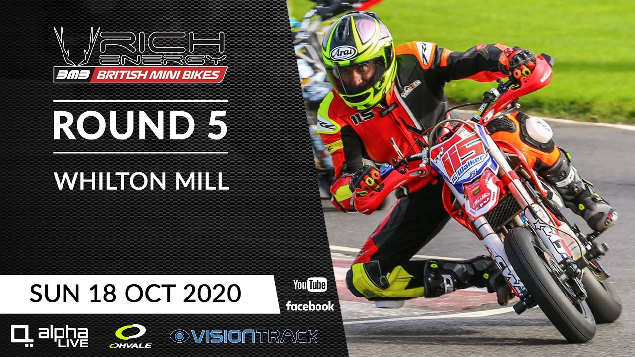 Rich Energy British Mini Bikes Championship 2020 Round 5 LIVE from Whilton MIll