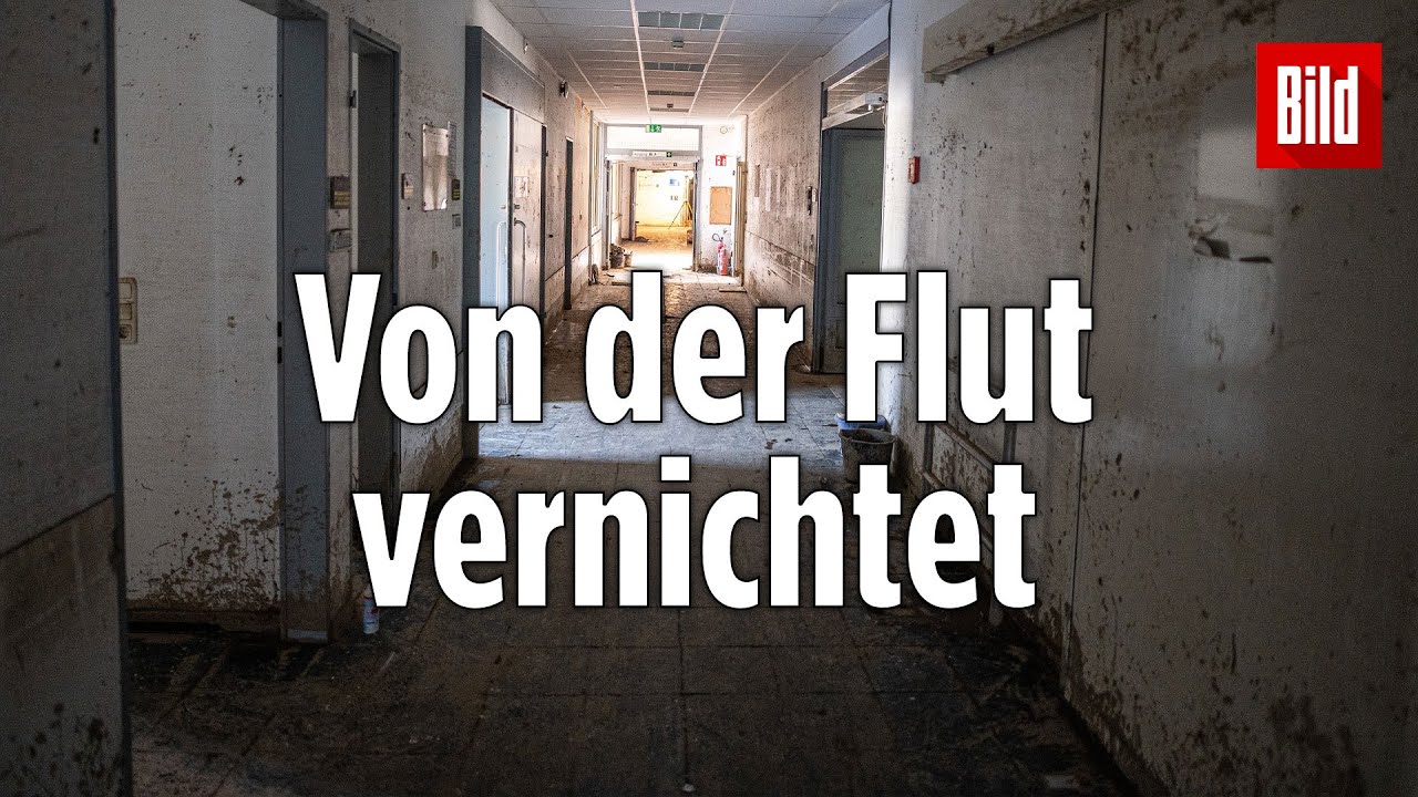 Hochwasser zerstört Krankenhaus (krasse Bilder) | NRW