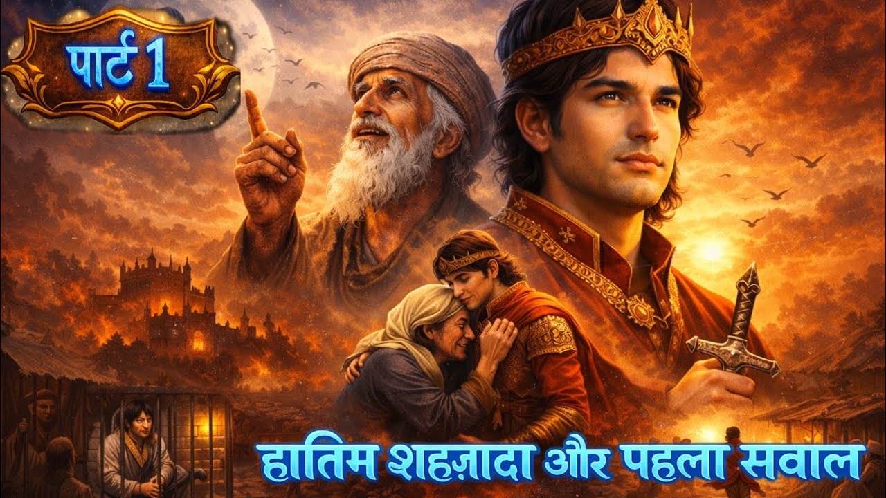 हातिम शहज़ादा और पहला सवाल | दुनिया की सबसे अनमोल चीज़ क्या है? Hatim Tai story #islamicstory #mkvoi
