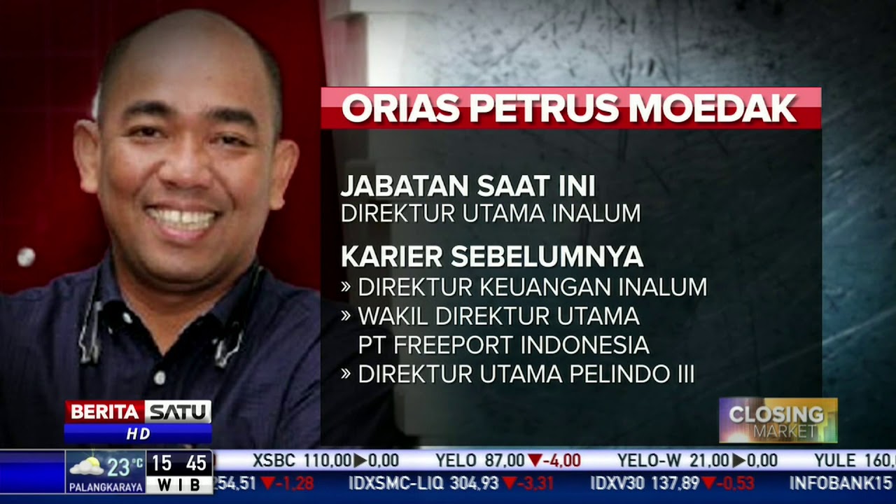 Erick Thohir Tunjuk Orias Petrus Moedak Jadi Dirut Inalum