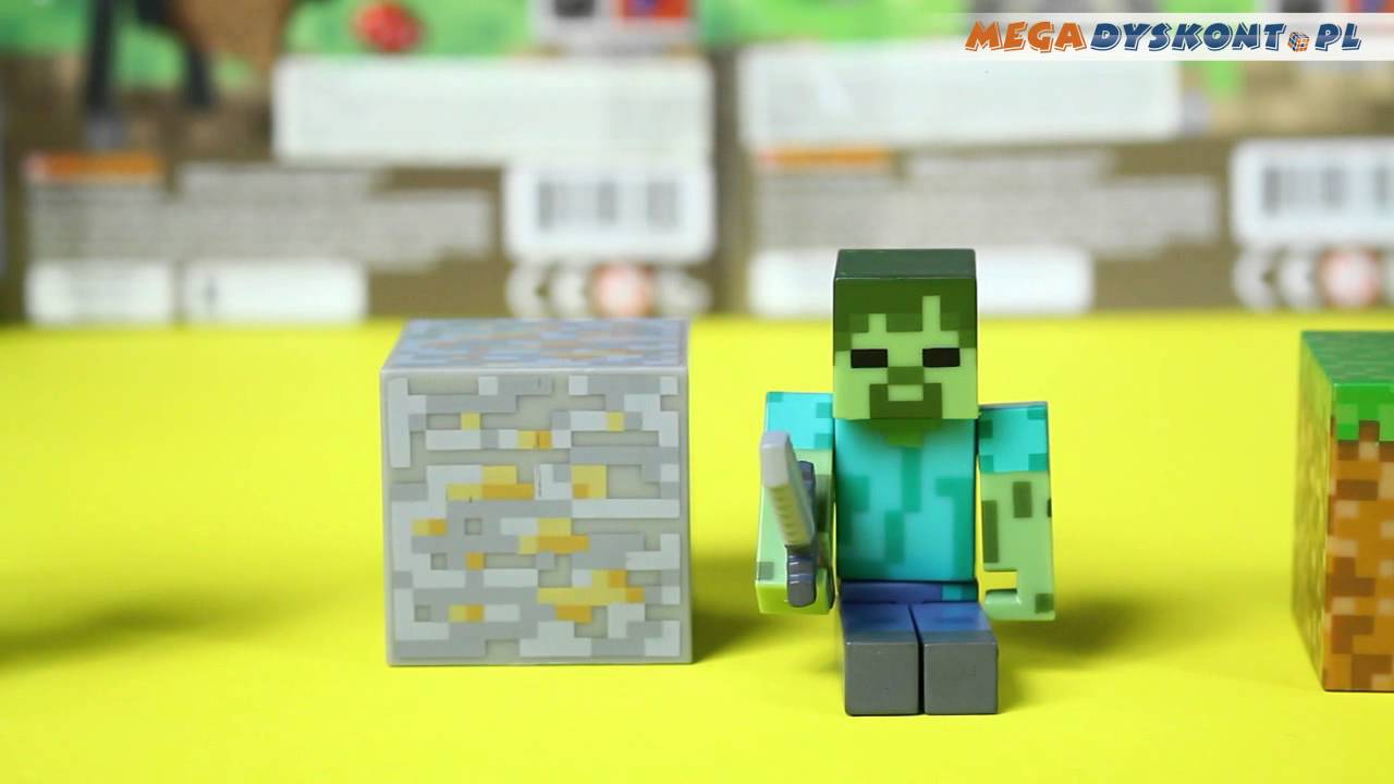 TMToys - Steve, Zombie & Enderman - Minecraft Figures / Figurki Minecraft