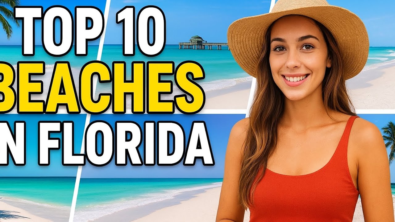🏖️ Top 10 Most Beautiful Beaches in Florida (2025) | Paradise Vacation Spots 🌊