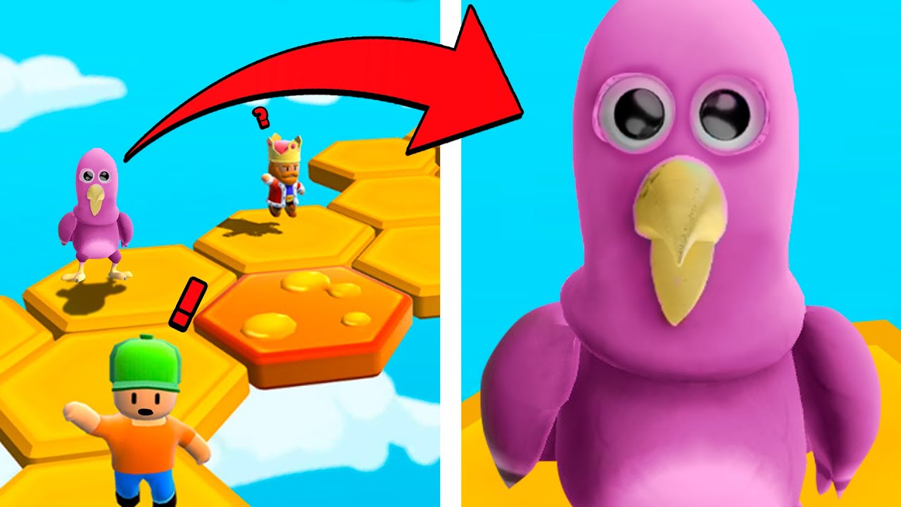 Stumble Guys mas o OPILA BIRD está no meu jogo...