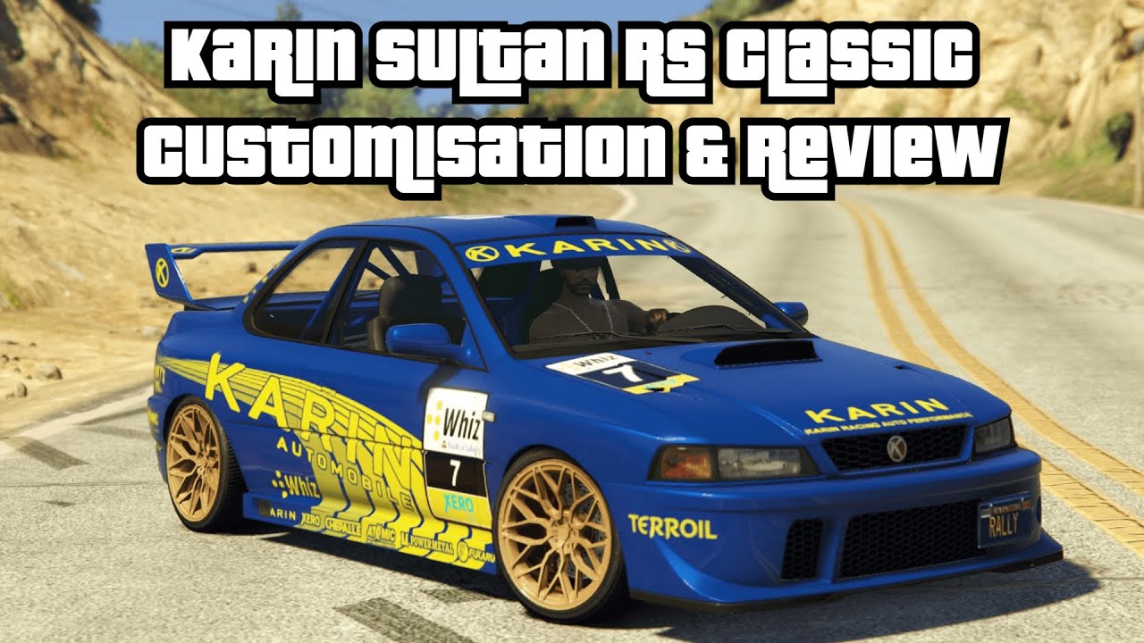 NEW Karin Sultan RS Classic Customisation & Review - DLC Car Customisation - GTA 5 Online Tuners DLC