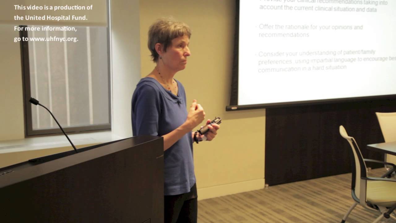 Talking with Patients and Families About Goals of Care and Options, Part 2