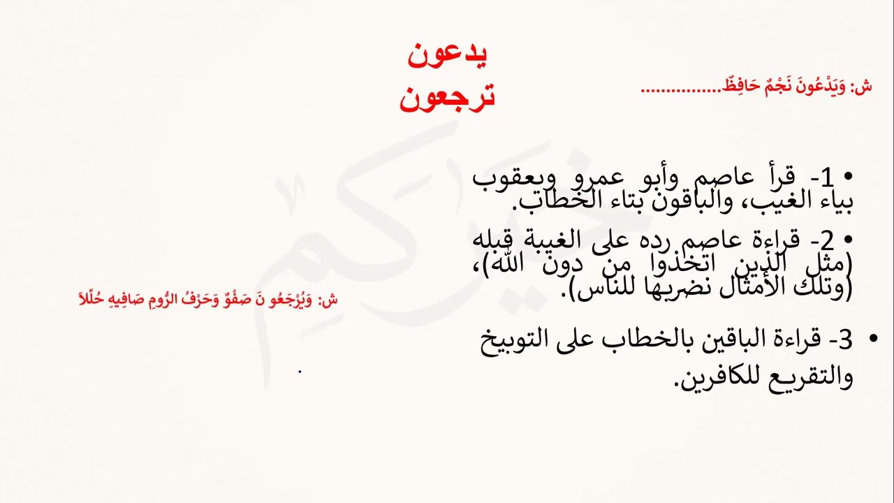 فرش حروف سور العنكبوت-السجدة