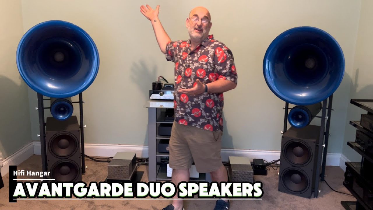 Avantgarde Duo speakers, E.A.R 859 integrated amplifier, Shanling 100 CD PLAYER