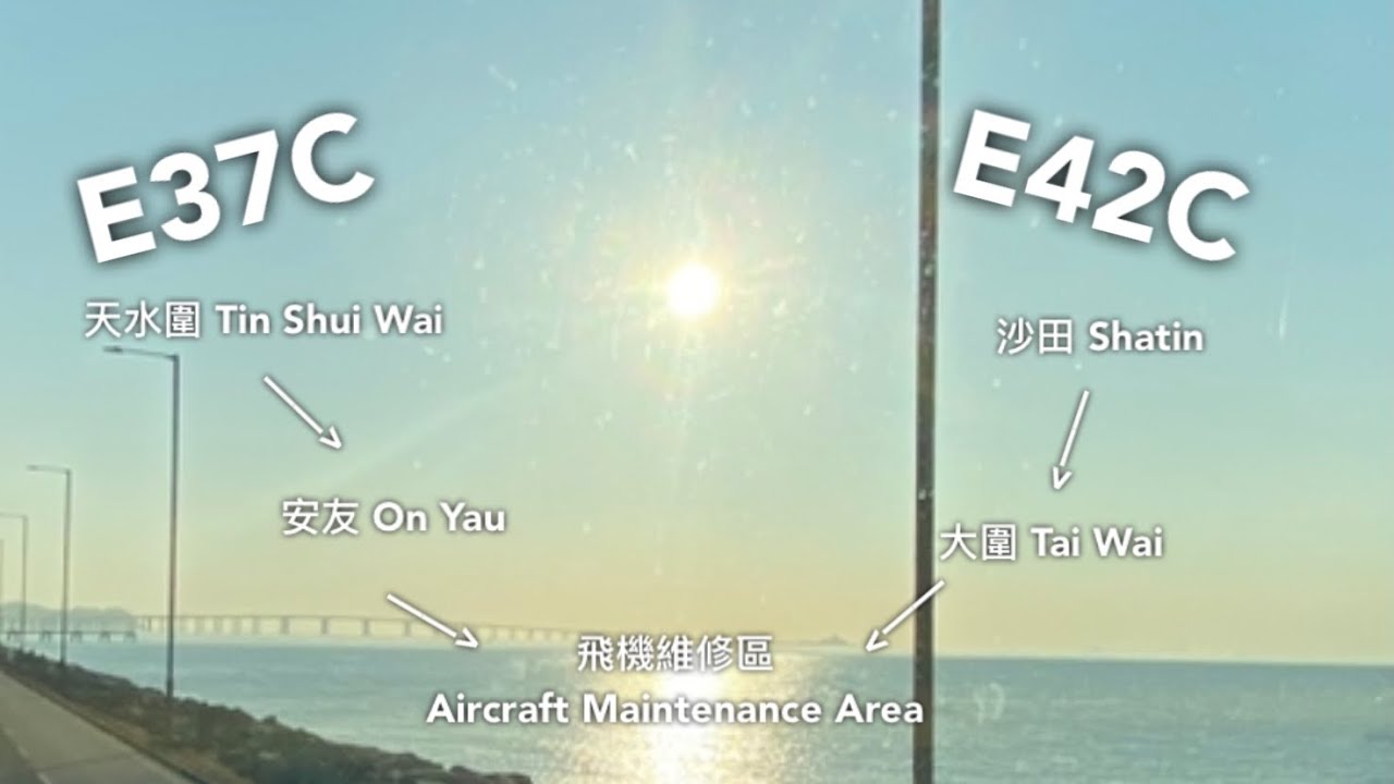 【冬至暗風雨紛紛 何以獨覽此美景】LWB 龍運巴士E37C/E42C線來回縮時