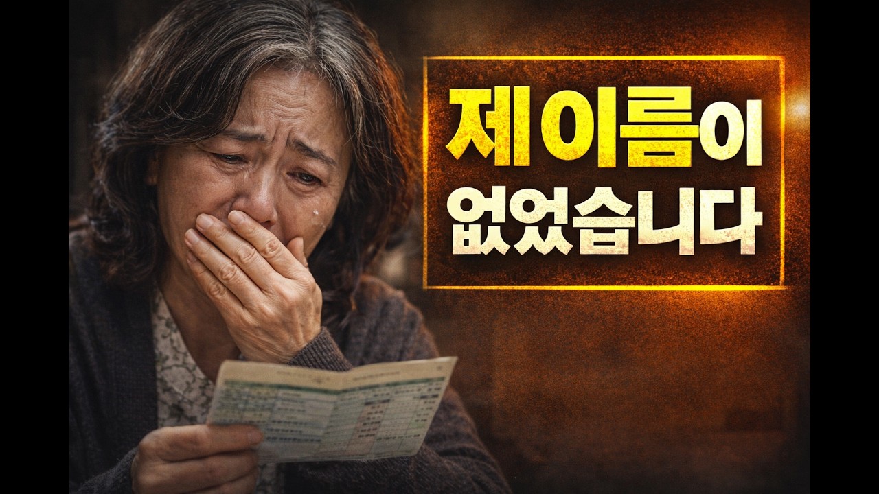 아버지의 통장