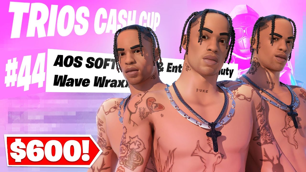 44th place in the CHAMPIONS TRIO CASH CUP! ft. Wraxx & Huty 🏆 ($600) | AOS Bubak