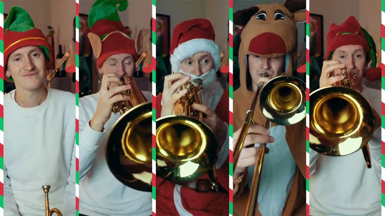 I'll Be Home For Christmas arranged for Brass Quintet with sheet music
