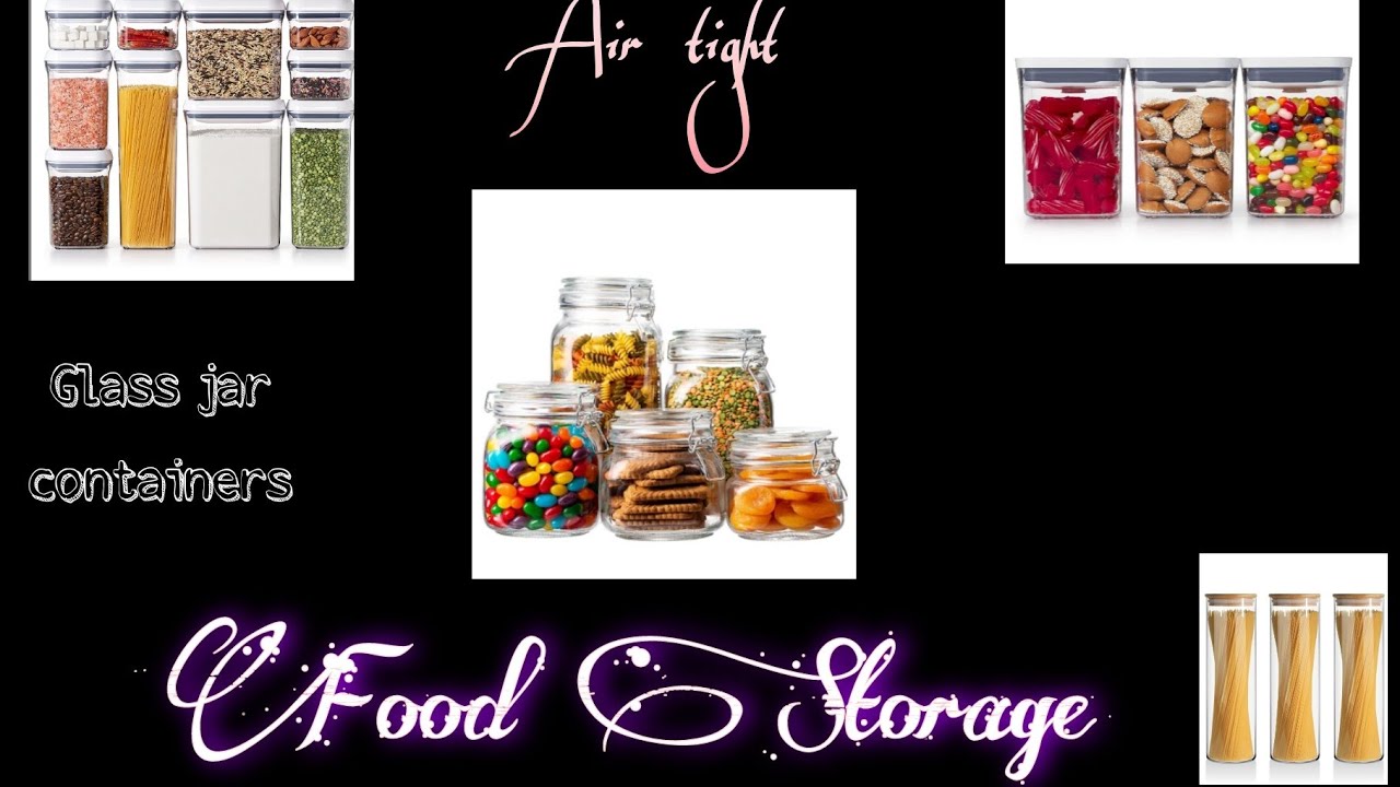 Airtight Glass Jar Container/Food Storage/Amazon