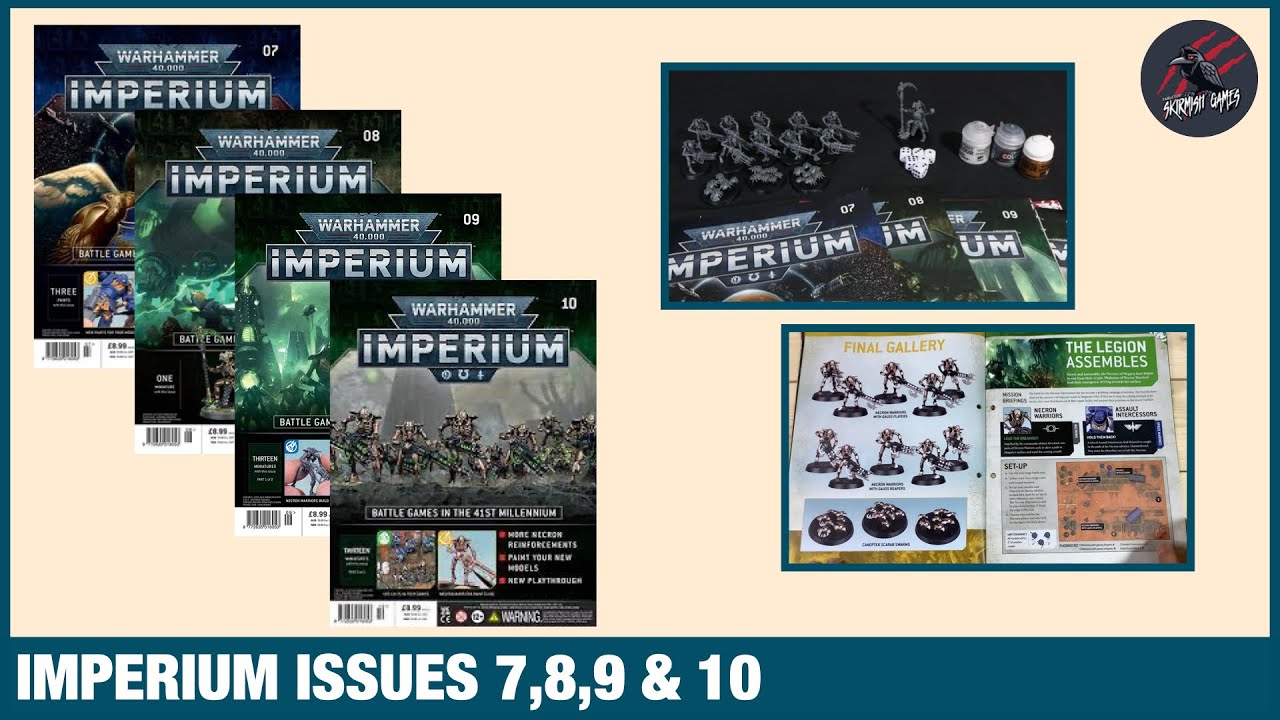 WARHAMMER 40K IMPERIUM MAGAZINE ISSUES 7,8,9 & 10 - Review & Build - Subscription & Backorder Info