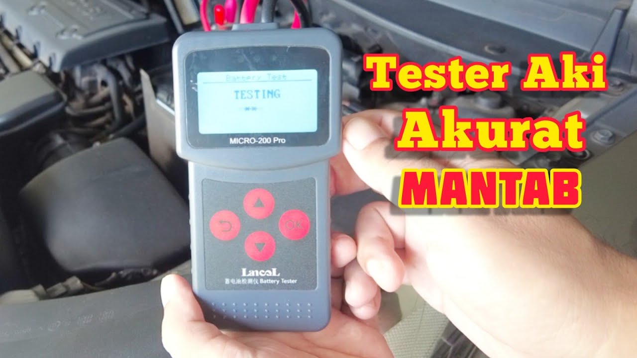 Alat Tester Aki Lancol Micro 200 Pro Full Review. Cara mudah cek kondisi aki yang benar. Part #1