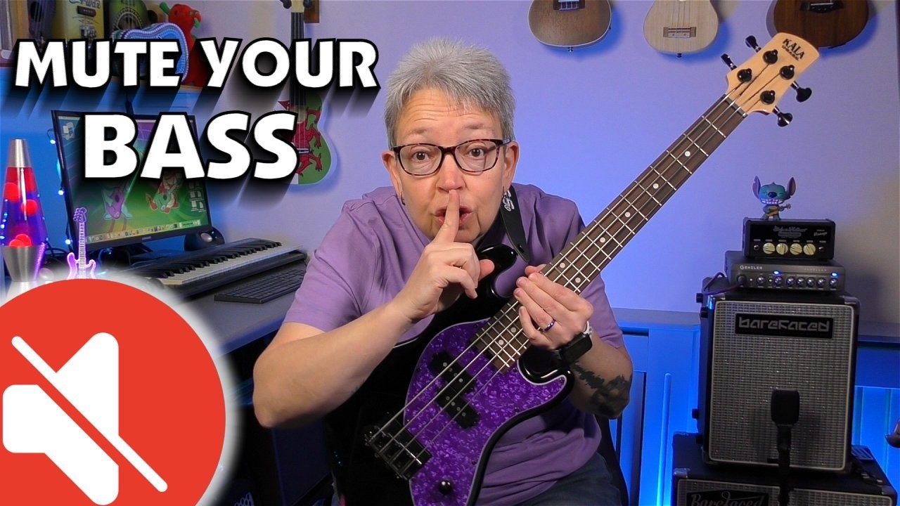 Bass Noise - How To Mute For Beginners........ And Why You NEED To!